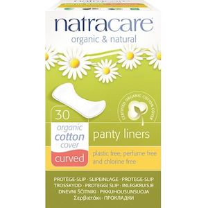 Feminine Hygiene: Natracare - Organic Curved Panty Liners - [30 Pack]