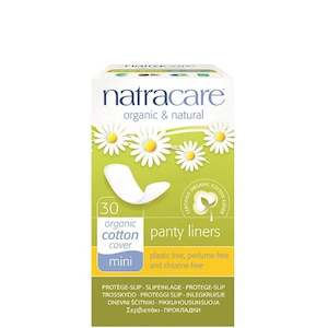 Feminine Hygiene: Natracare - Organic Panty Liners (Mini) - [30 Pack]