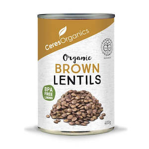 Canned Foods: Ceres - Organic Brown Lentils - [400g]