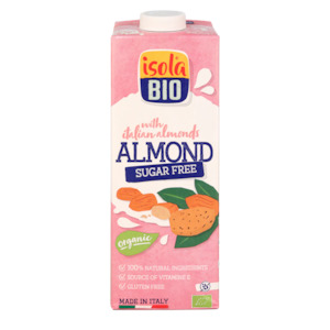 Milks: Isola Bio - Organic Almond Milk (Sugar Free) - [1 Litre]