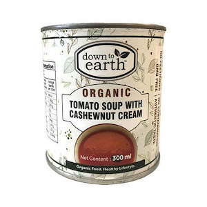 New Featured: Down To Earth - Organic Tomato Soup With Cashew Nut Cream - [300g]