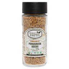 Down To Earth - Organic Whole Fenugreek Seeds - [100g]