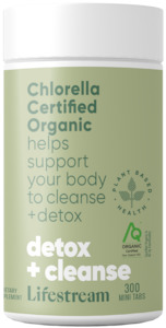 Food Vegan: Lifestream - Chlorella Organic - [300 Tabs]