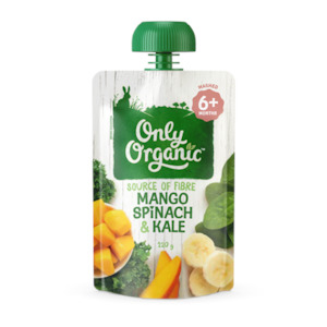 Health Baby S Health: Only Organic - Mango Spinach Kale Smooth - [120g]