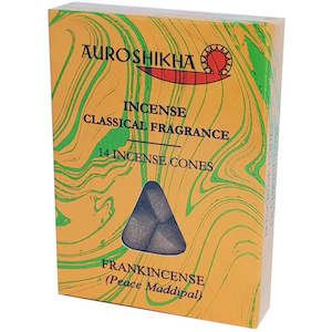 Incense: Auroshikha - Incense Cones Frankincense - [x14]