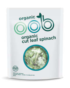 Oob - Organic Frozen Spinach - [400g] - In Store/Click & Collect Only