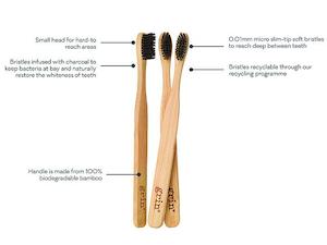 Oral Care: Grin - Charcoal Infused Toothbrush (Soft)