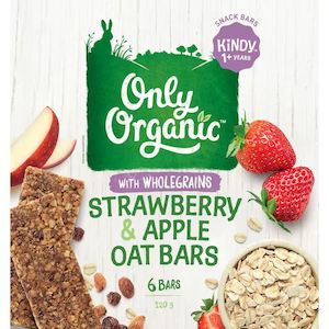 Health Baby S Health: Only Organic - Oat Bars [Strawberry & Apple] - [120g]