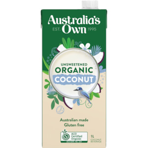Organic: Australia's Own - Organic Coconut Milk [Unsweetened] - [1L]