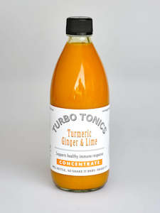 New Featured: Turbo Tonics - Turmeric Ginger & Lime Concentrate - [500ml]