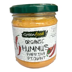 Condiments Sauces 1: Greenfood - Organic Hummus Paprika Piquant - [280g]