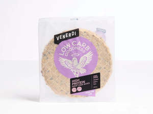 Keto: Venerdi - Low Carb High Protein Seedy Pizza Bases - [x2 / 245g] - In Store/Click & Collect Only