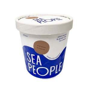 Food: Sea People - Espresso Brownie Ice Cream - [437ml] - In Store/Click & Collect Only