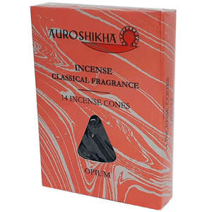 Incense: Auroshikha - Incense Cones Opium - [x14]