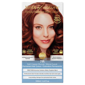 Hair Care: Tints of Nature - 7R Soft Copper Blonde Hair Colour - [120ml]