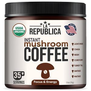 Hot Drinks: La Republica - Organic Lions Mane Mushroom Coffee - [70g]