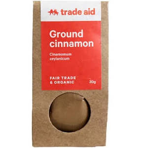 Spices Seasonings: Trade Aid - Organic Ground Ceylon Cinnamon - [30g]
