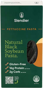 Slendier - Organic Black Soybean Fettuccini - [200g]
