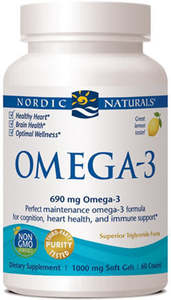 Vitamins Supplements: Nordic Naturals - Omega 3 - [60 softgels]