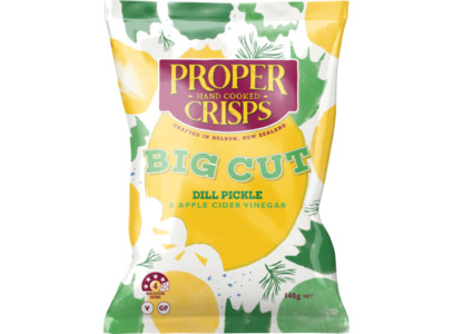 Proper Crisps - Dill Pickle Big Cut - [140g]