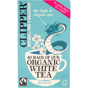Herbal Teas: Clipper - Organic White Tea - [40 bags]