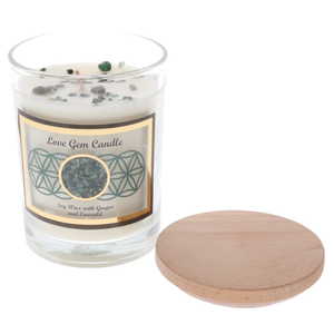 Candles Incense Smudge: Soy Glass Jar Candle - Love Emerald With Ginger