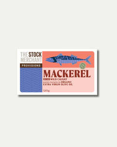 New Featured: The Stock Merchant - Wild Caught Mackerel in Organic Extra Virgin Olive Oil - [120g]