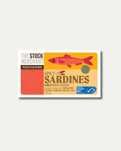 New Featured: The Stock Merchant - Wild Caught Sardines in Organic Extra Virgin Olive Oil [Spicy] - [120g]