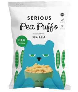 Chips Snacks: Serious - Pea Puffs - Sea Salt - [100g]