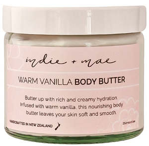 Skincare: Indie & Mae - Warm Vanilla Body Butter - [250ml]