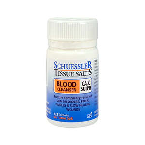 Vitamins Supplements: Schuessler - Calc SulphBlood Clns - [125t]