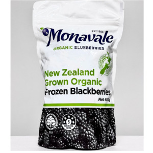 Monavale - Frozen Organic Blackberries - [450g] - In Store/Click & Collect only
