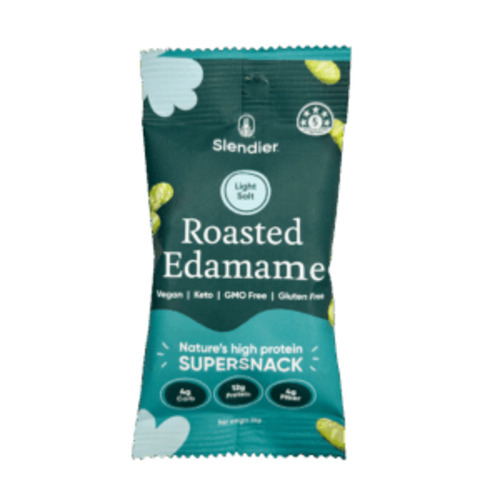 Food Gluten Free: Slendier - Roasted Edamame Snacks [Lightly Salted] - [26g]
