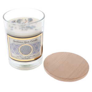 Candles Incense Smudge: Soy Glass Jar Candle - Guidance Angelite With Frankincense