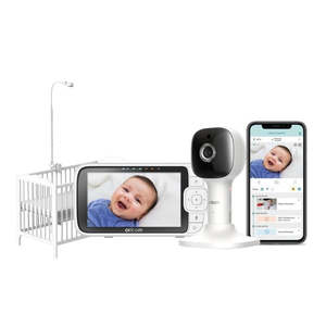Video Monitors: 5” Smart HD Nursery Pal Skyview Baby Monitor With Cot Stand