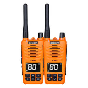 Products: UHF2600-2OR Floating 2 Watt IPX7 UHF CB Radio Twin Pack (Orange)