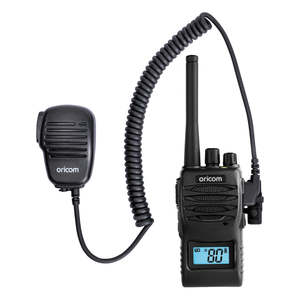 UHF5400BK-SPK 5 Watt Handheld UHF CB Radio + Speaker Microphone