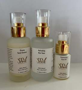 Spoil Collection: SPoil Trio for normal/oily skin - Creamy Cleanser, Toner & Rejuvenating Facial oil