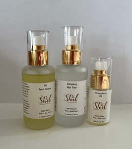 Spoil Collection: SPoil Cleansing Trio for dry/mature skin - Oil Cleanser, Toner & Vibrancy Facial oil