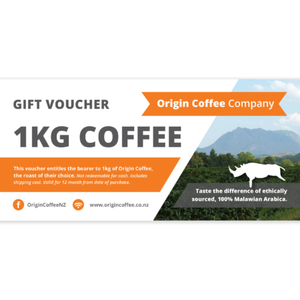 1kg Origin Coffee Voucher