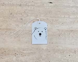 Blue Bear Gift Tag