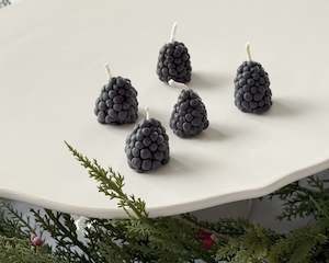 Homeobject: Blackberry Candles Set of 5