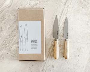 Eco Home: Pallarès Solsona | Kitchen Knife Set | 10cm & 11cm Stainless Steel