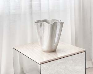 Ceramics: XO | Pearlesque Wavy Vase