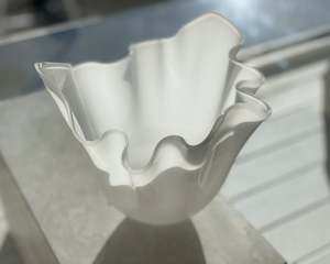 Glass: Fazzoletto Glass | Ivory