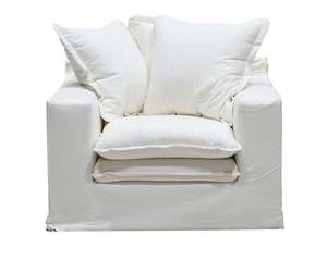 In Stock: York Armchair | Milk