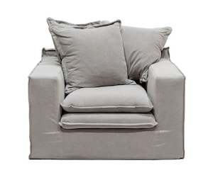 In Stock: York Armchair | Concrete