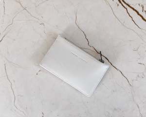 Status Anxiety: Status Anxiety | Avoiding Things Leather Wallet | Chalk