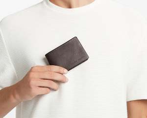 Status Anxiety: Status Anxiety | Jonah Mens Bi-Fold Wallet | Chocolate