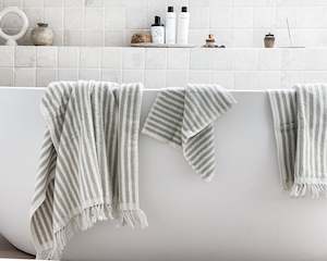 Business Pleasure: Business & Pleasure | Bath Set | Lauren Sage Stripe